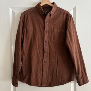 Eddie Bauer brown men's flannel